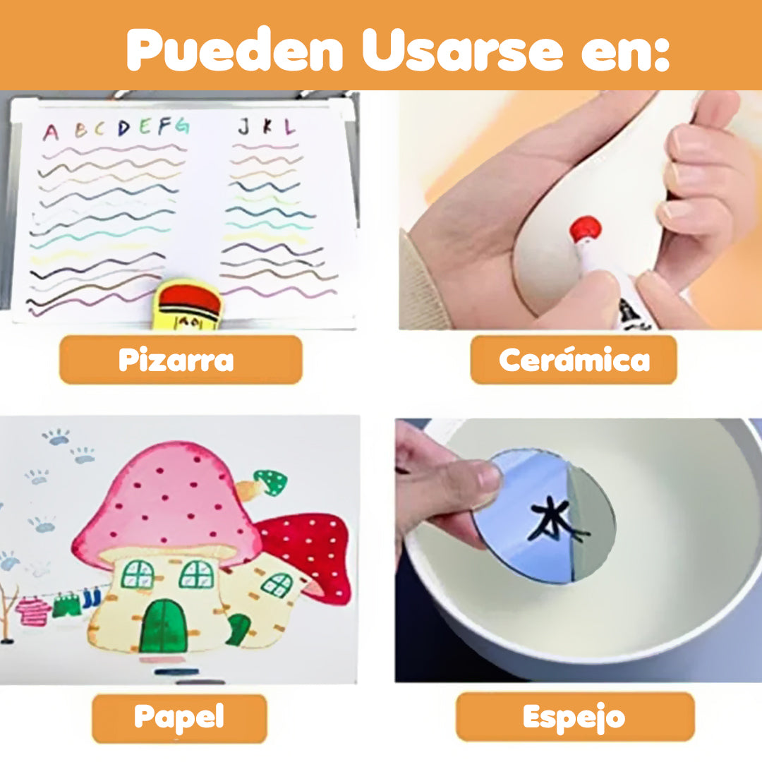 COLOR-AQUA 🎨 | Marcadores Figuras en Agua