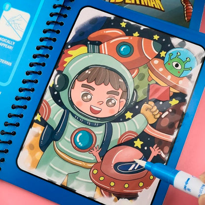AQUA BOOK | Libro Magico Para Colorear Con Agua