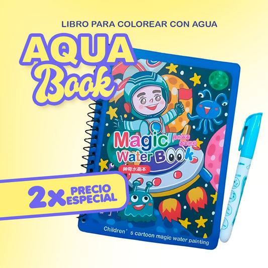 AQUA BOOK | Libro Magico Para Colorear Con Agua