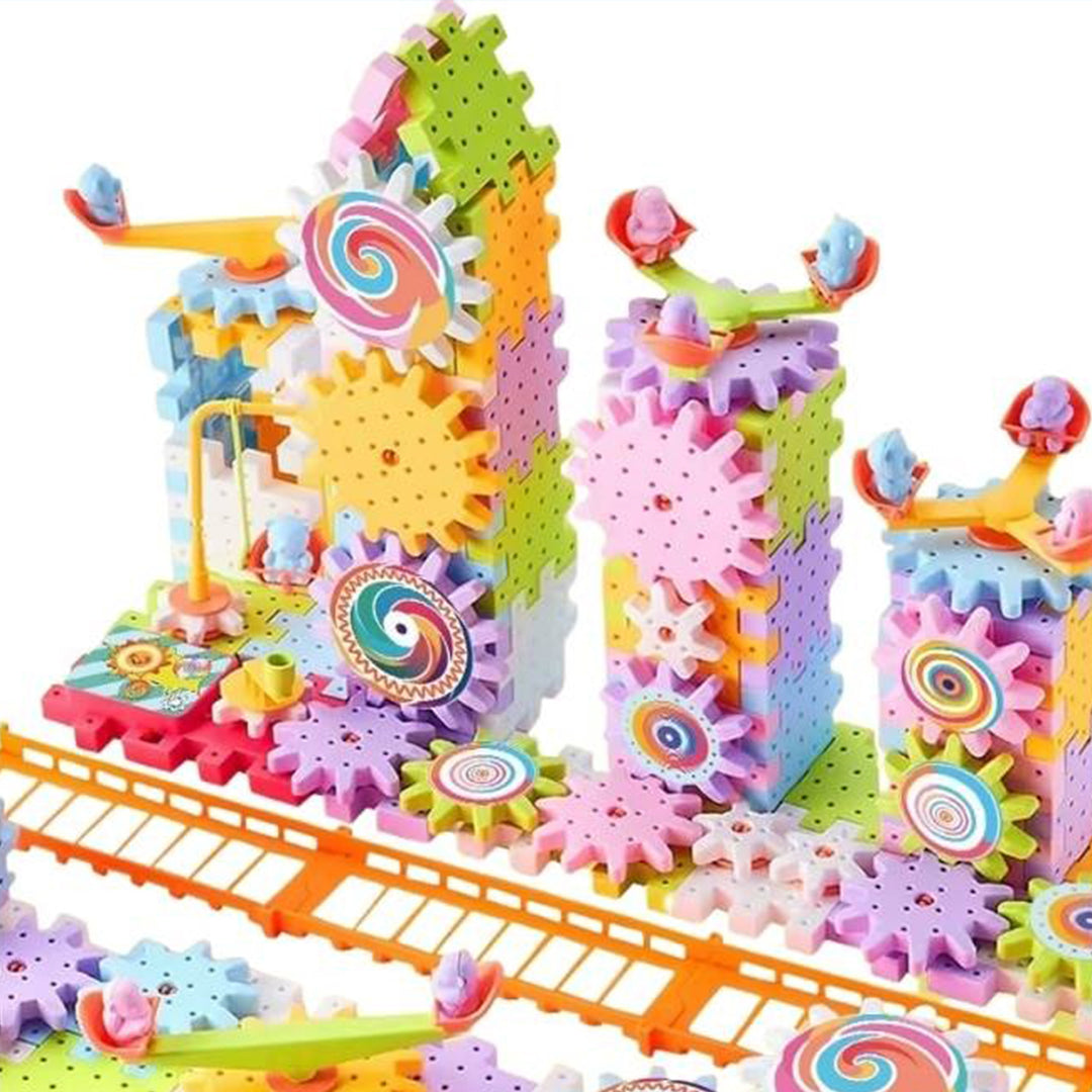 CONSTRU-PLAY ⚙️ | Juego Didáctico de Engranajes 97 Piezas