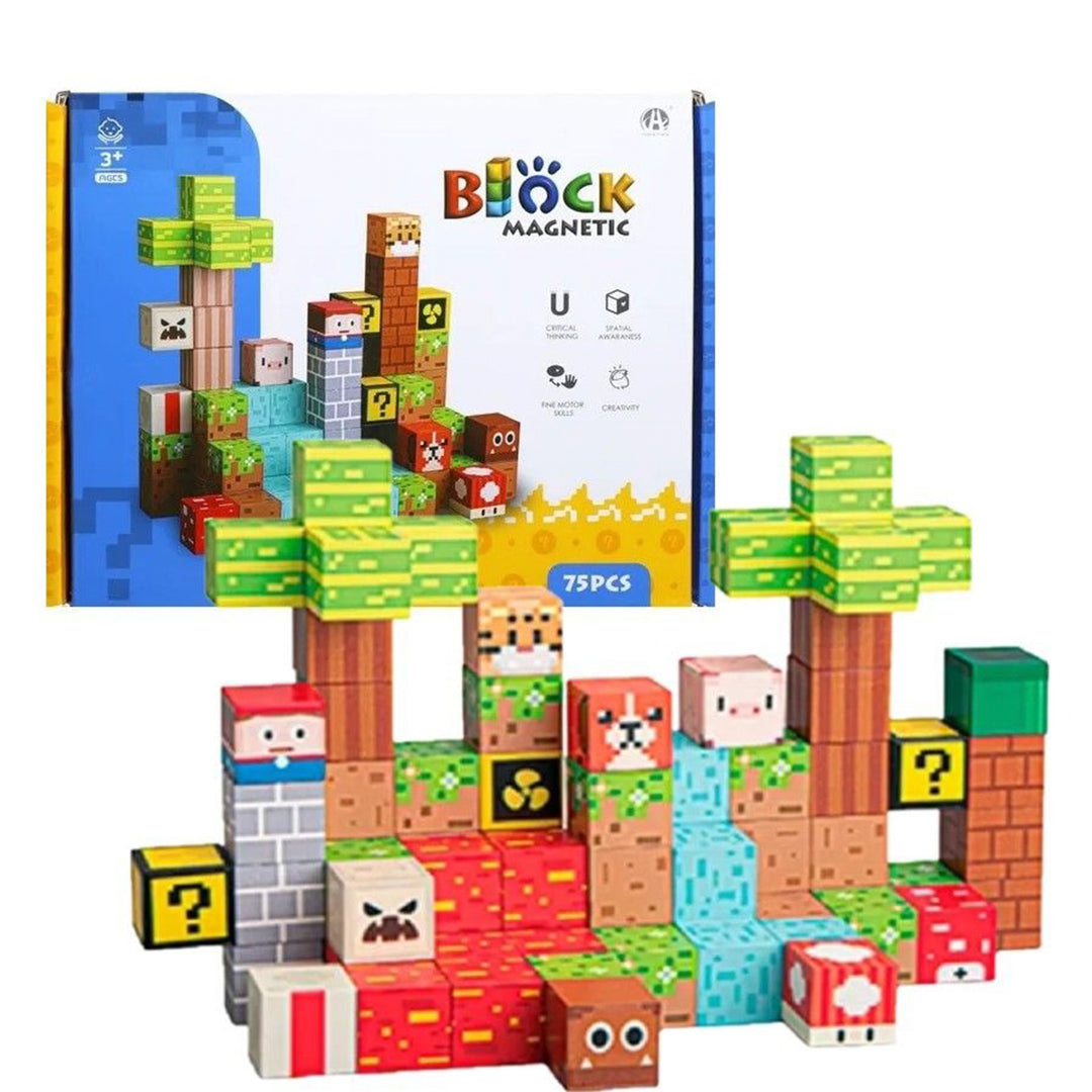 CUBE-KRAFT 🧲 | Set Cubos Magnéticos 75 Piezas