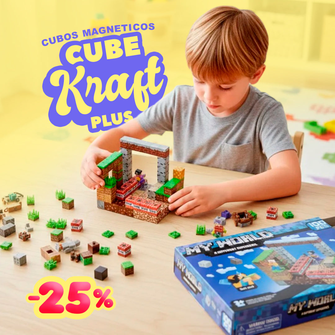 CUBE-KRAFT PLUS 🧱 | Bloques Magnéticos