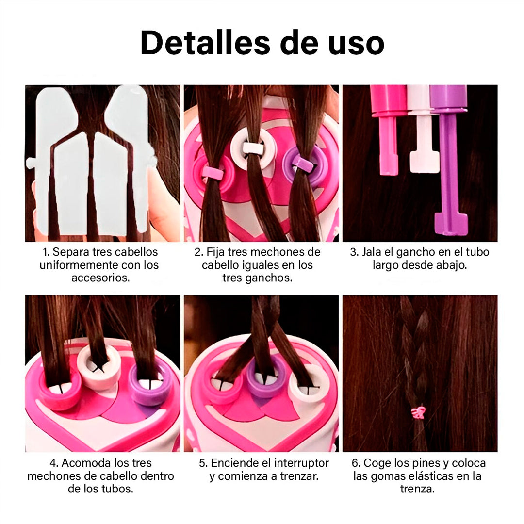 Cuikly 💇🏻‍♀️| Trenzadora de cabello para niñas