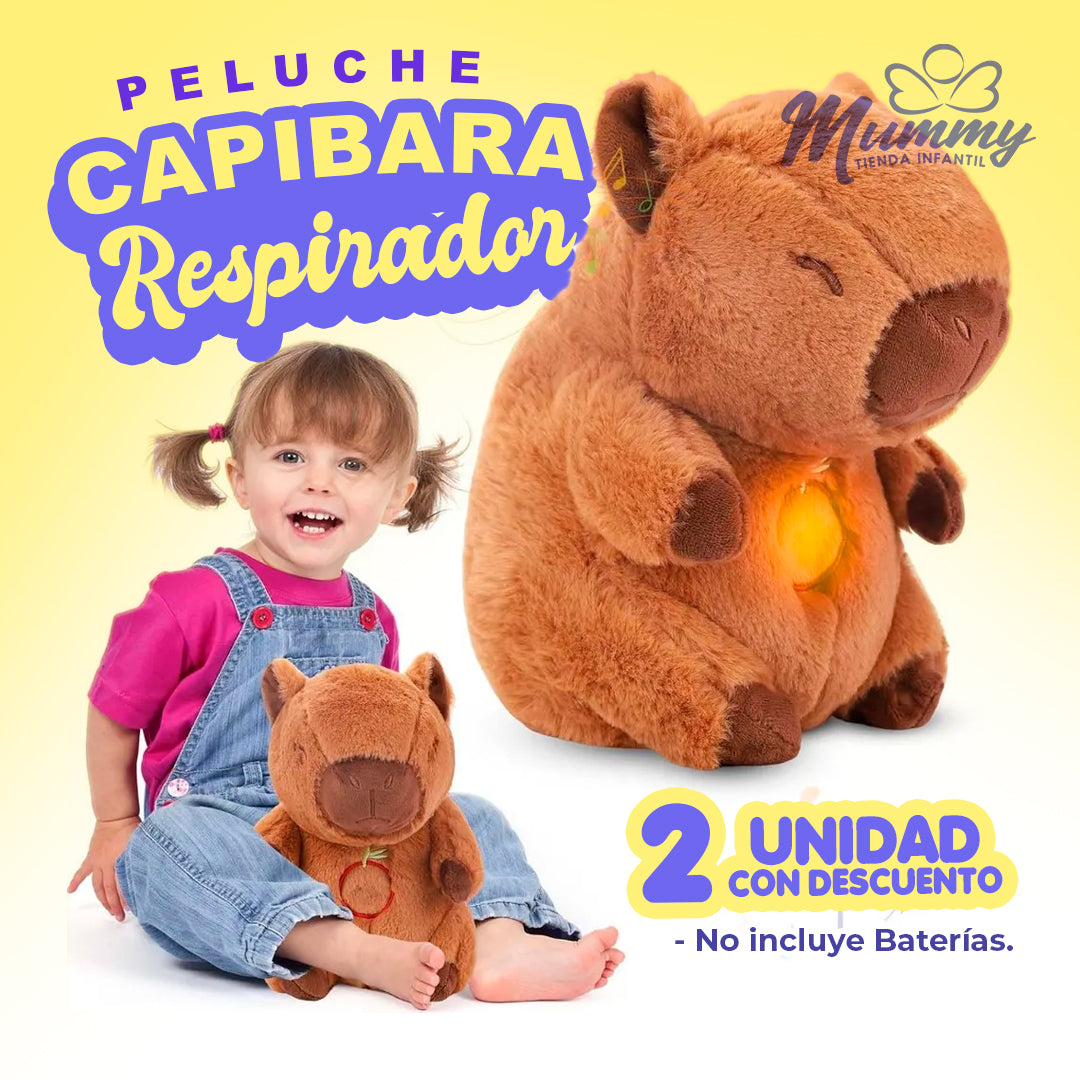 PELUCHE CAPIBARA 🐻 | Respira y Emite Sonidos 🔻🔴2 X $169.900🔴🔺
