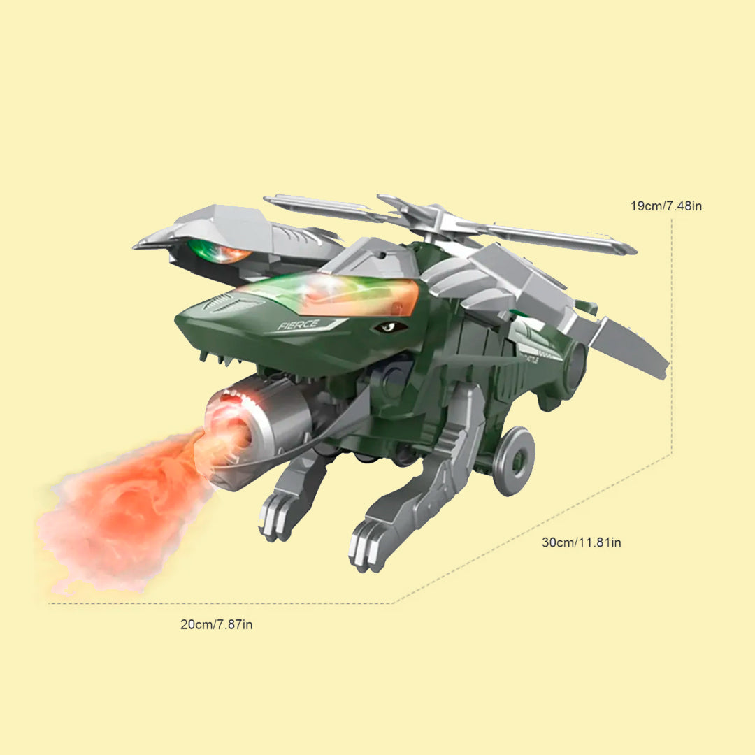 DINO-COPTERO 🚁 | Robot Transformers Helicóptero