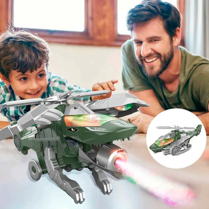 DINO-COPTERO 🚁 | Robot Transformers Helicóptero