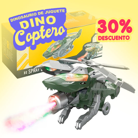 DINO-COPTERO 🚁 | Robot Transformers Helicóptero