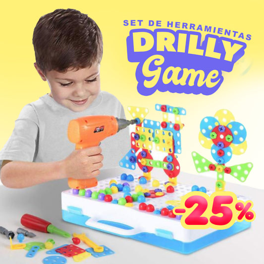 DRILLY-GAME 🔩 | Herramienta de Juguete para niños