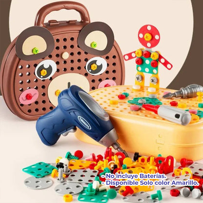 DIVER-TOOLS® | Juguete 2 en 1 Maleta y Juego de Herramientas.