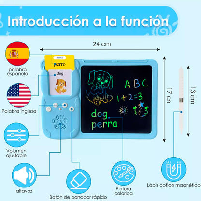 EDU-CARDS PRO 📒 | Tableta LCD con Tarjetas Audibles