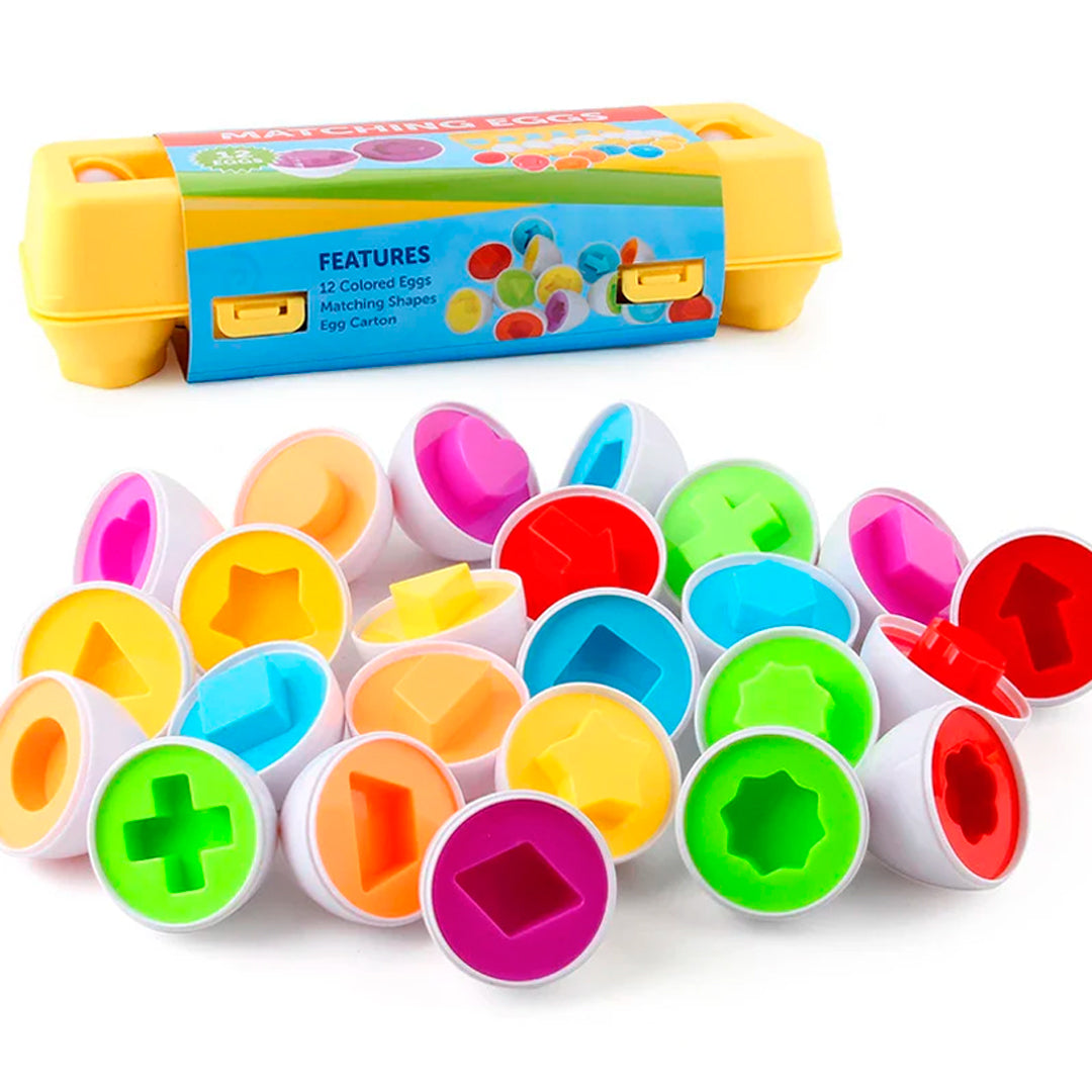 GEO-HUEVOS | Figuras Didácticas de Huevos tipo Montessori