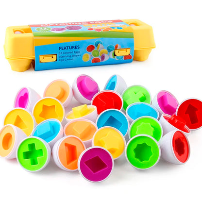 GEO-HUEVOS | Figuras Didácticas de Huevos tipo Montessori