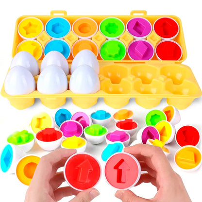 GEO-HUEVOS | Figuras Didácticas de Huevos tipo Montessori