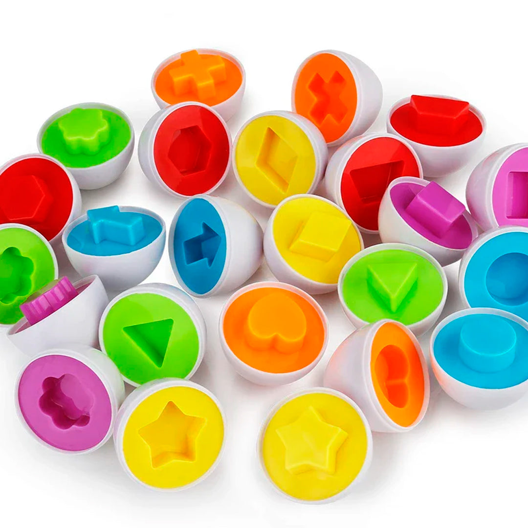 GEO-HUEVOS | Figuras Didácticas de Huevos tipo Montessori