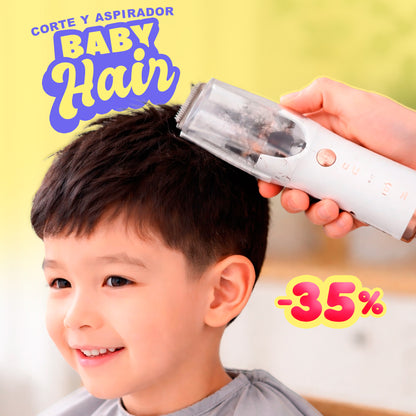 BABY HAIR | Maquina de Corte de Cabello con Aspirador de Residuos