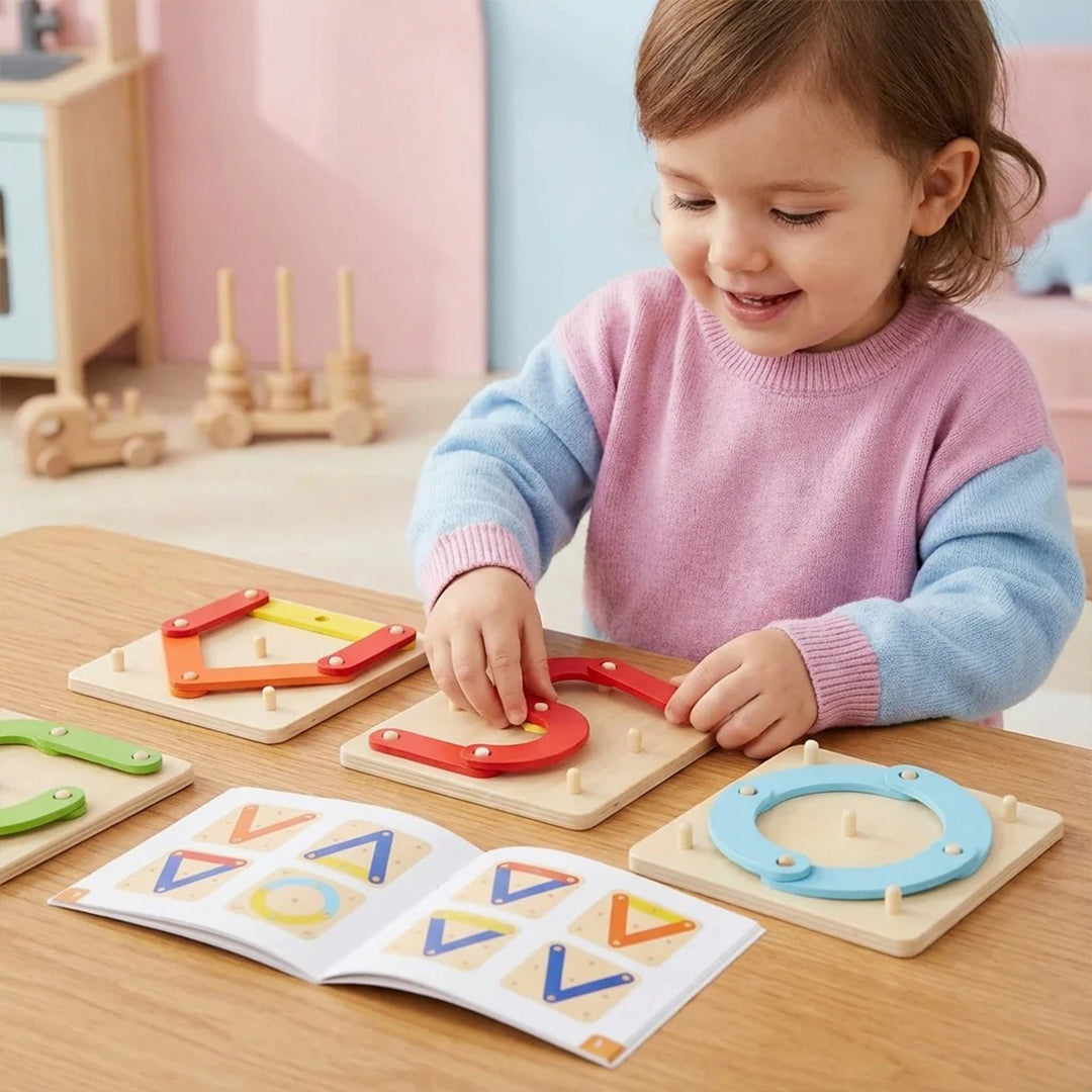 HAPPY-BOARD 1️⃣ | Tablero de aprendizaje creativo de letras, números y formas