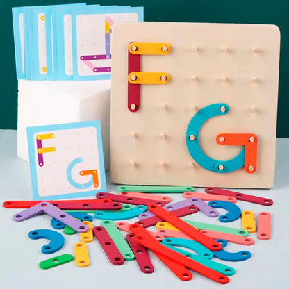 HAPPY-BOARD 1️⃣ | Tablero de aprendizaje creativo de letras, números y formas