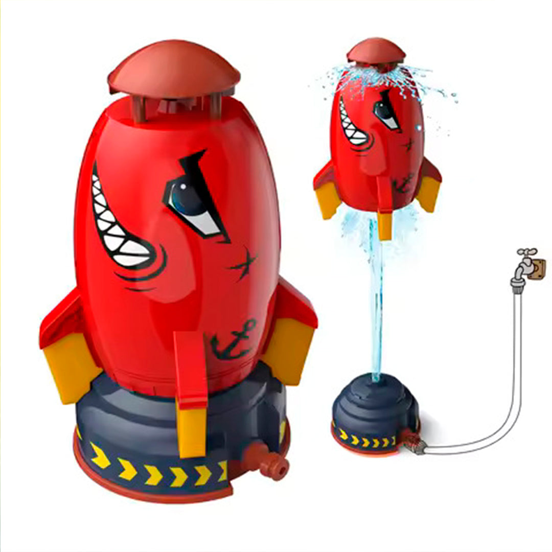 HAPPY ROCKET 🚀 | Cohete con Lanzador (Rociador de Agua)