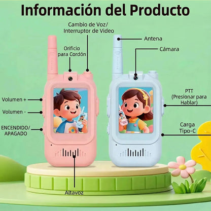 LOOKY-TALKIE 🤳🏻 | Walkie-Talkies Videollamada para niños