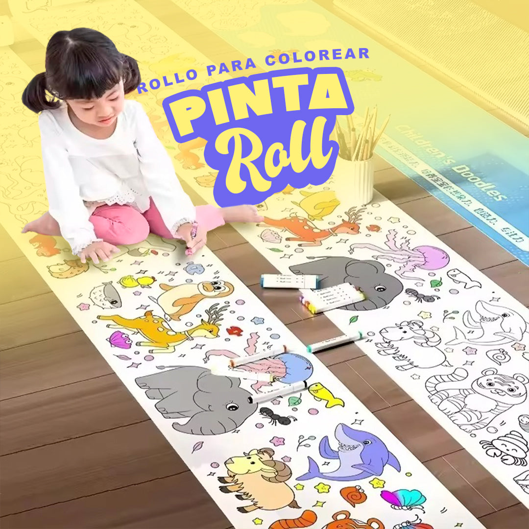 PINTA-ROLL 🎨 - Rollo Dibujo Grafiti  (30 X 300 cm)