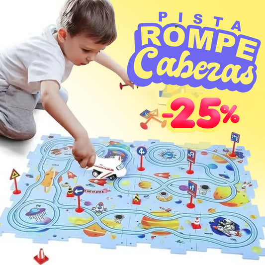 PISTA ROMPECABEZAS 🧩 |  Juego educativo de rompecabezas y circuitos para niños