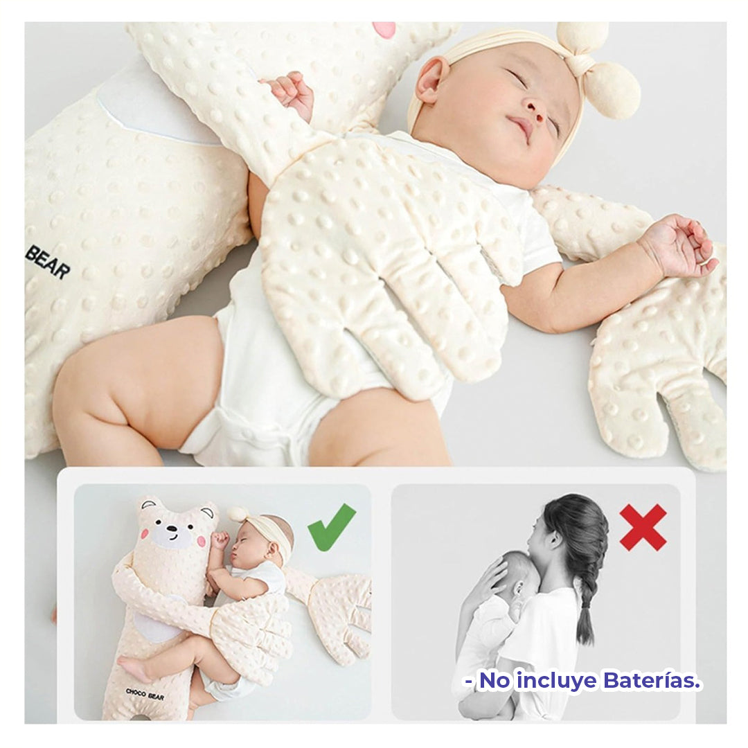 Peluche Arrullador 🐻| Muñeco para Dormir con Palmaditas