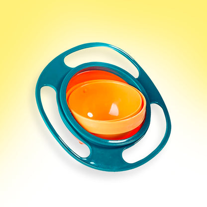 Plato Antiderrame 360° | Plato Giratorio Antiderrames Para Niños