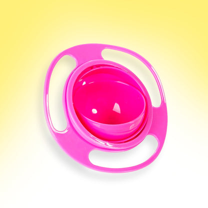 Plato Antiderrame 360° | Plato Giratorio Antiderrames Para Niños