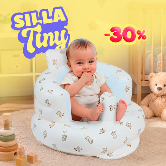SILLA TINY 🪑| Sofá infantil Inflable para sentarse de forma segura y con apoyo