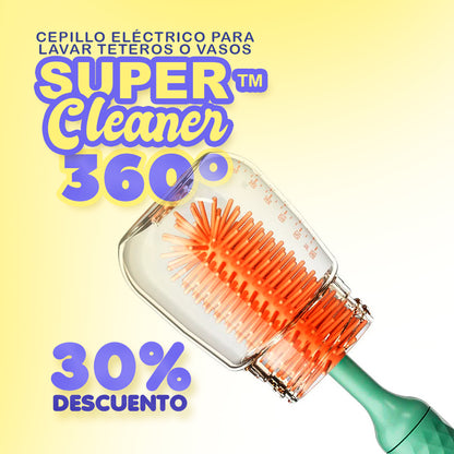 SUPER CLEANER 360° | Cepillo Eléctrico de Silicona Recargable