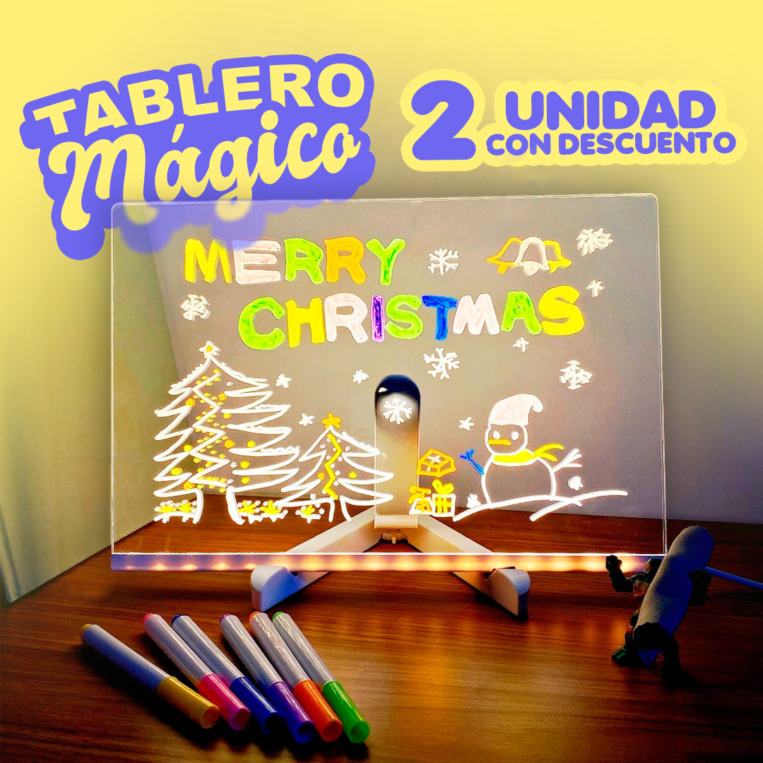 Tablero LED en Acrilico
