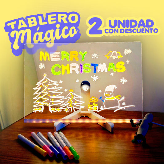 Tablero LED en Acrilico