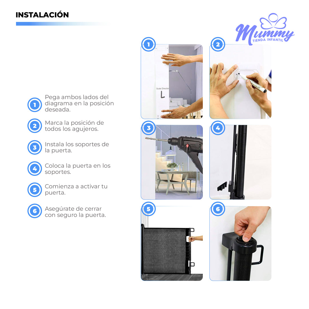 SALVA-DOOR | Puerta de Seguridad para Bebés 👶🏻🔐